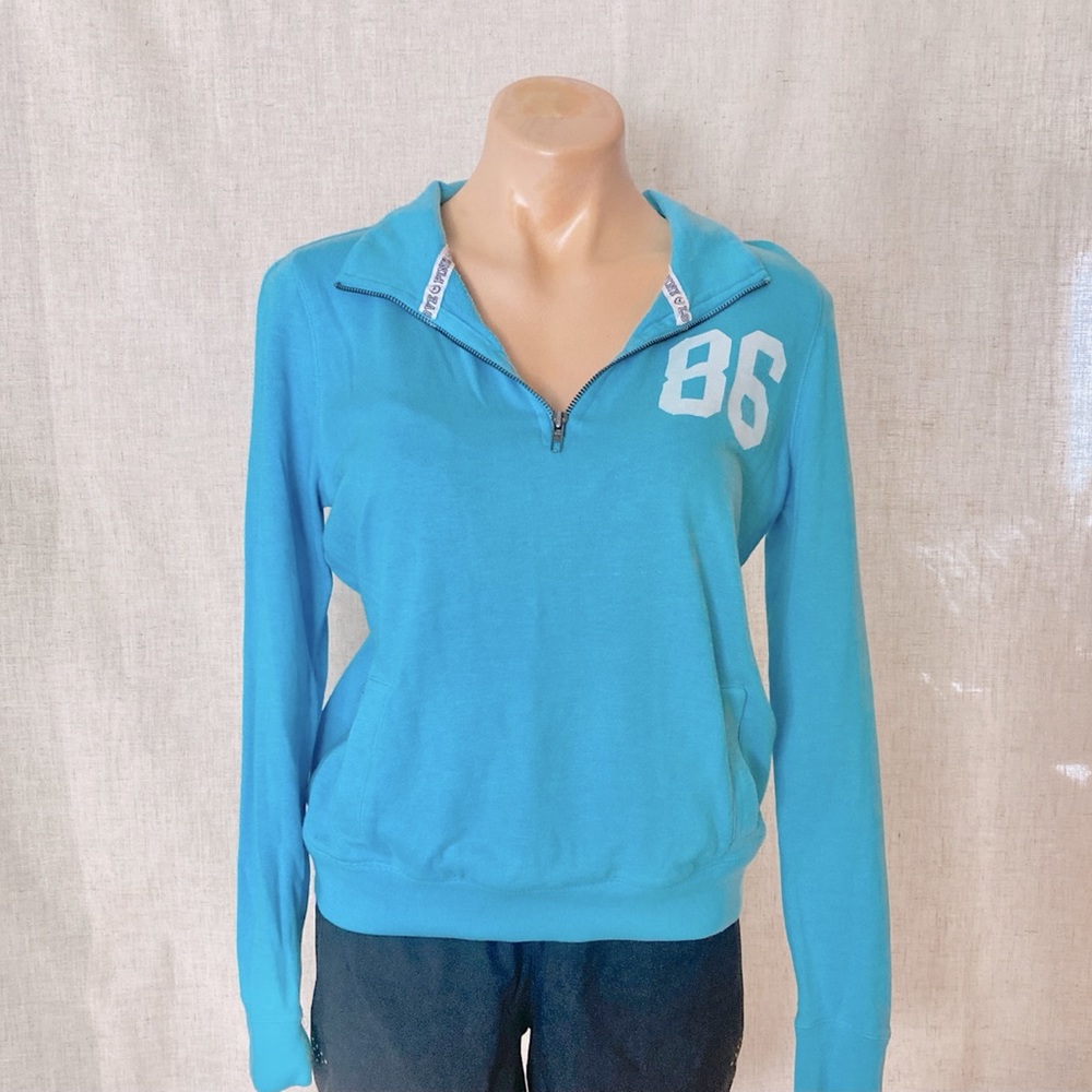 Victoria Secret PINK baby blue sweater size Small/Petite